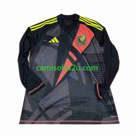Camisolas de futebol México Copa America Guarda Redes Equipamento Principal 2024 Manga Comprida